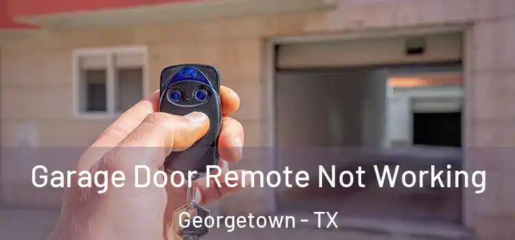  Garage Door Remote Not Working Georgetown - TX