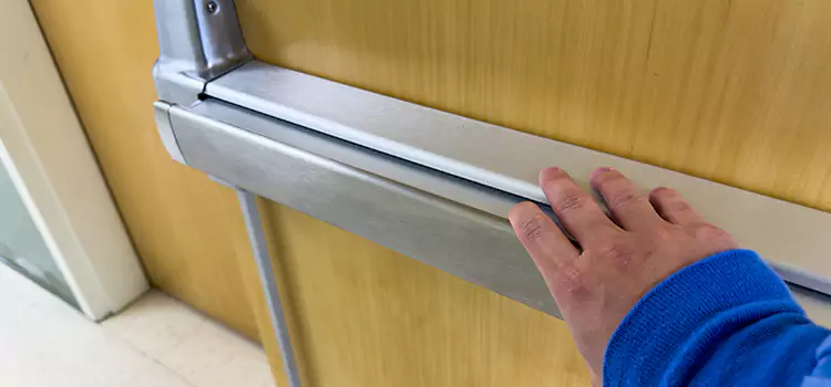 Installing a Push Bar on a Door Georgetown